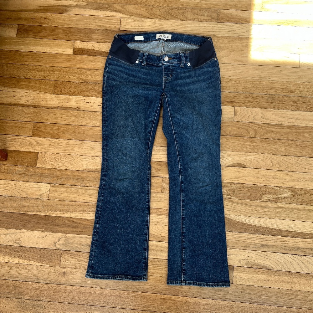 Madewell Kick Out Maternity jeans